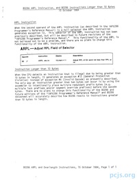 80286 ARPL and Overlength Instructions (Oct 15, 1984)